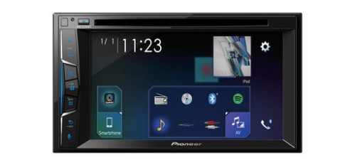 Pioneer AVH-Z2100BT 2-Din 6.2" multimedija su liečiamu ekranu sąsaja su Android/Apple įrenginiais per USB kabeli  Apple Carplay, Waze (per AppRadio Mode +), Bluetooth  ir 13-band GEQ | Nermokamas Pristatymas