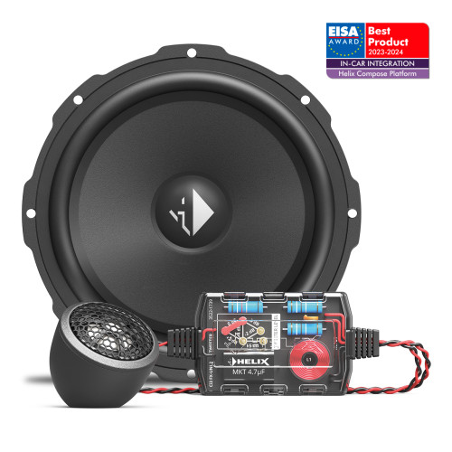 HELIX COMPOSE Ci3 K165.2FM-S2 automobilinė komponentinių garsiakalbių sistema, Galia: 150W, Dažnių juosta: 60 Hz - 25,000 Hz | Nemokamas Pristatymas