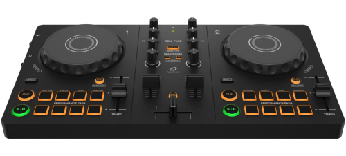 AlphaTheta DDJ-FLX2, Kompaktiškas 2 - kanalų DJ kontroleris, Harmoniniai iškraipymai: 0.006 % (USB), Dažnių juosta: 20 Hz - 20 kHz (USB) | Nemokamas Pristatymas