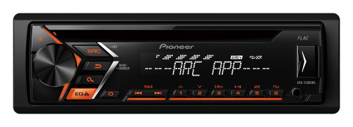 Pioneer DEH-S100UBA magnetola automobiliui 4 x 50W su AUX įėjimu CD grotuvu USB RDS | Nemokamas pristatymas