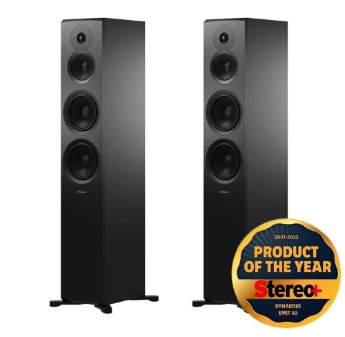 Dynaudio Emit 50 grindinės garso kolonėlės (pora) galia 2x240W jautrumas: 87dB (2.83V/1m) | Nemokamas Pristatymas