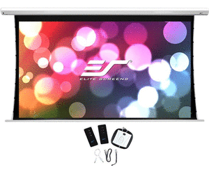 Elite Screens Saker Tension - AcousticPro UHD  projektoriaus ekranas - 298,9 x 168,1 16:9 Vorlauf 30 cm | Nemokamas Pristatymas