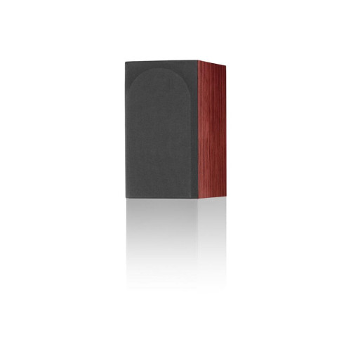 1. Bowers & Wilkins 707 Prestige Edition kolonėlė su juodomis grotelėmis – šoninis perspektyvinis vaizdas