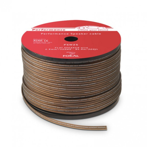 Focal PSW25 garsiakalbio laidas 91,4m x2,5mm plokščias