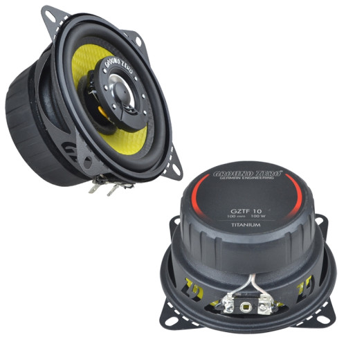 Ground Zero GZTF 4.0X garsiakalbiai 10 cm / 4" 2- krypčių Efficient 3 omų  70 W RMS / 100 W Max Dažnių juosta 70 Hz - 22 KHz HQPP | Nemokamas Pristatymas