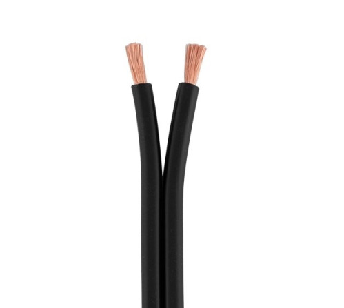 Garso kolonėlių arba garsiakalbių laidai PROSON SC40 2x4 mm² 100% OFC bedeguonis nesioksiduojantis varis iki 350W | kaina už 1 m.