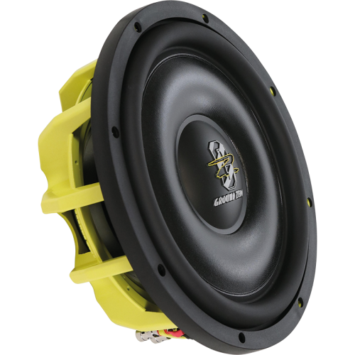 1. Ground Zero GZHW 12SPL-D2 FLAT 12" automobilinis subwooferis kampu