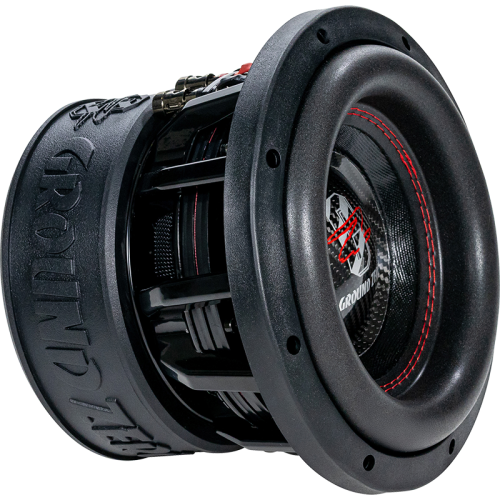 1. Ground Zero GZHW 20-D2 200 mm automobilinis subwooferis kampu, 700 W RMS / 1500 W SPL