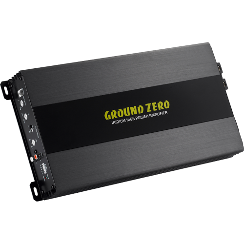 Ground Zero GZIA 1.1500D, aukštos našumo automobilinis stiprintuvas galia: 1500W, dažnių juosta: 10 – 250 Hz, D-klasės stiprintuvas | Nemokamas Pristatymas