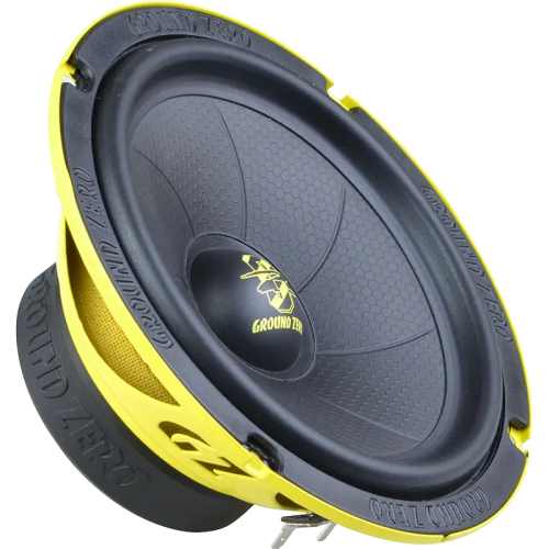 1. Ground Zero GZIK 165SPL 6,5" automobilinis midwoofer garsiakalbis kampu