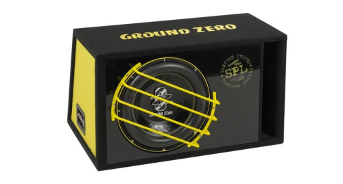 Žemų dažnių garsiakalbis dėžėje Ground Zero GZRB 120XSPL 30 cm 1000W 2x2 Ohms nemokamas pristatymas
