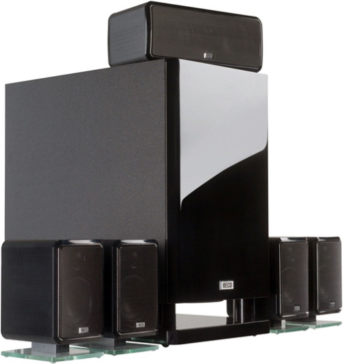 HECO Ambient 5.1A 5.1 garso sistema Priekinės kolonėlės 2 juostų, 50/100W Centrinė kolonėlė 2 juostų, 60/120W Aktyvi žemo dažnio kolonėlė: 60/120W | Nemokamas Pristatymas