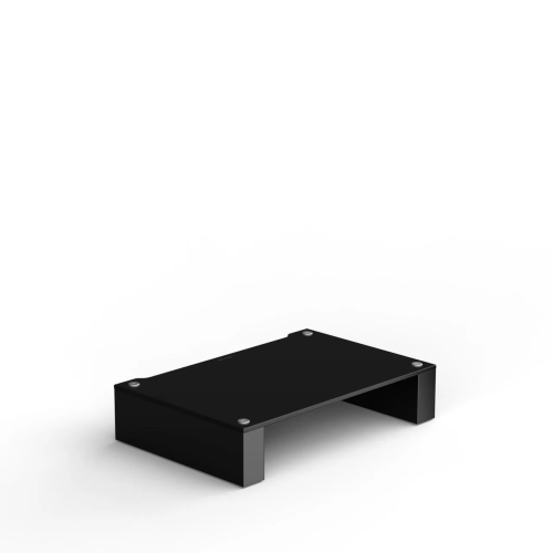 Blok STAX 2G 120 Black Glass / High Gloss Black Hi-Fi lentyna, vaizdas kampu