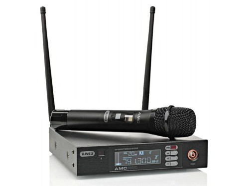 AMC iLive 2 Handheld radijo mikrofono komplektas su stotimi , nemokamas pristatymas