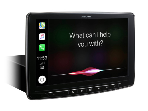 Alpine ILX-F903D 1DIN korpusas – 9” ekranas automagnetola multimedijos sistema, veikianti su CarPlay ir Android Auto ir GPS navigacija | Nemokamas Pristatymas