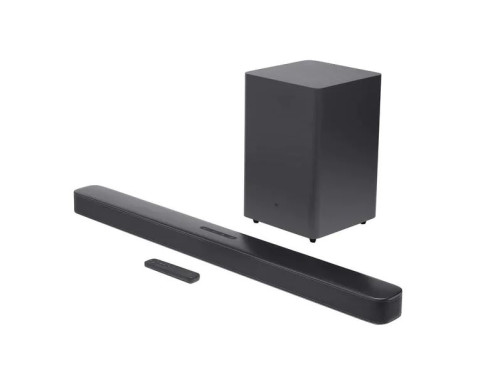 JBL Bar 2.1 Deep Bass Soundbaras su belaide žemų dažnių kolonėle