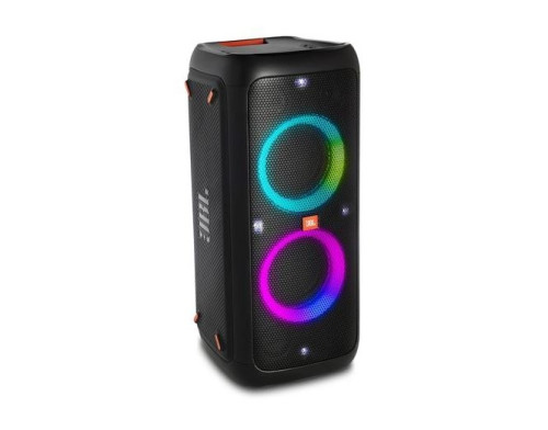 JBL PartyBox 300 Aukštos galios nešiojama audio sistema su Bleutooth ryšiu 10000mAh 18val grojimo laikas Mikrofono bei Gitaros jungtimis efektinėmis šviesomis dažnių juosta 45Hz-20kHz | Nemokamas Pristatymas