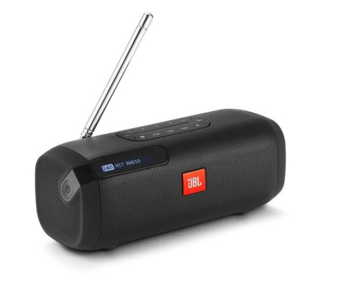 JBL Tuner Nešiojama Bleutooth kolonėlė su DAB/FM radiju veikimo laikas 8 val. dažnių juosta 85Hz – 20kHz galia 5W RMS | Nemokamas Pristatymas