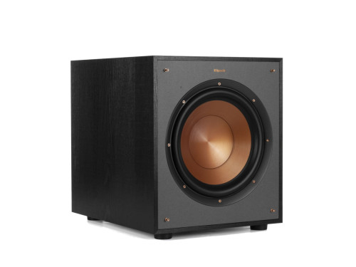 Klipsch Reference R-100SW Žemų dažnių kolonėlė dažnių juosta 32Hz - 120Hz +/- 3dB stiprintuvo galia 150W/300W Max akustinis išėjimas 112 dB | Nemokamas Pristatymas