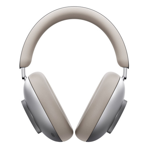 Loewe leo smėlio spalvos over-ear ausinės, vaizdas iš prieki