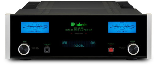 McIntosh MA5300 – aukštos klasės 2 kanalų integruotas tranzistorinis stiprintuvas. Galia: 100 W vienam kanalui prie 8 omų, 160 W vienam kanalui prie 4 omų. Dažnių diapazonas: 20 Hz – 20 000 Hz. | Nemokamas Pristatymas