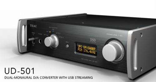 TEAC UD-501 D/A keitiklis su asinchroniniu USB, COAX ir TOSLINK, nemokamas pristatymas
