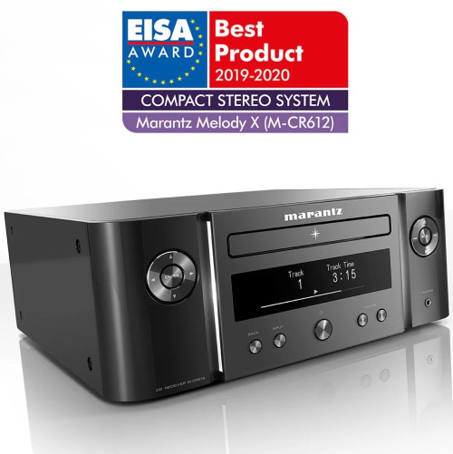 Marantz MELODY X MCR612 MIDI Sistema CD, DAB+ IR internetiniu radiju galia  2 x 60W  formatai MP3 WAV/FLAC/ALAC 192kHz/24bit, DSD 2.8/5.6MHz | Nemokamas Pristatymas