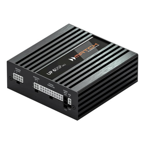 MATCH UP 6DSP MK2 6 kanalų DSP automobilinis stiprintuvas - viršutinės dalies vaizdas