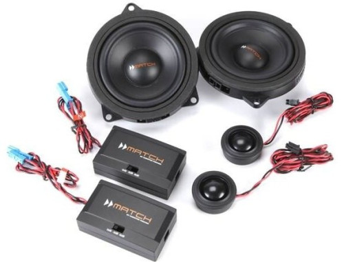 MATCH UP C42BMW-FRT.2 komponentiniai automobiliniai garsiakalbiai galia: 120W, dažnių juosta:100 Hz - 25,000 Hz, jautrumas: 90 dB | Nemokamas Pristatymas