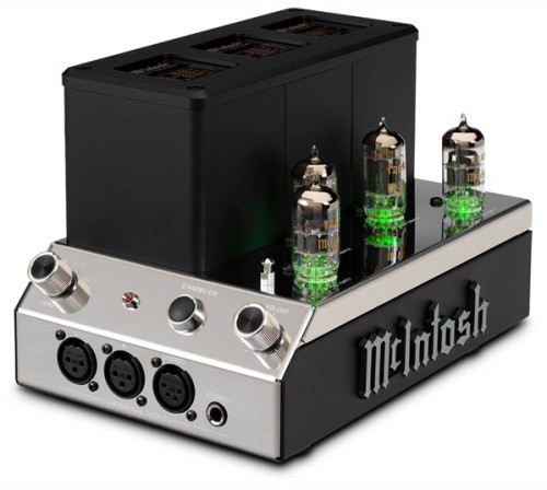 McIntosh MHA200 - dviejų kanalų lempinis ausinių stiprintuvas. Galia: 500 mW.  Ausinių apkrovos impedancija: Galima pasirinkti iš keturių diapazonų: 32–100 ohmų,100–250 ohmų​, 250–600 ohmų​, 600–1 000 ohmų | Nemokamas Pristatymas