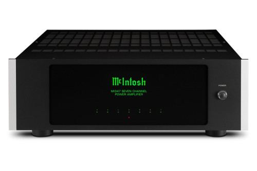 McIntosh MI347 – aukštos klasės 7 kanalų galios stiprintuvas. Galia:  250 W vienam kanalui prie 8 omų (pagrindiniai 3 kanalai).  300 W vienam kanalui prie 4 omų (pagrindiniai 3 kanalai).  125 W vienam kanalui prie 8 omų (likę 4 kanalai).  200 W vienam kan