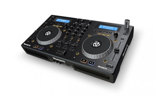 Numark Mixdeck Express Premium lygio DJ kontroleris su USB bei CD playback funkcija du CD/MP3 CD grotuvai, dviejų kanalų audio mikšeriai | Nemokamas Pristatymas
