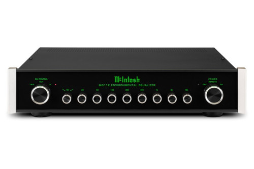 ​McIntosh MQ112 – aukštos klasės 8 juostų analoginis ekvalaizeris su TILT valdymu. Dažnių diapazonas: +0, -0,5 dB nuo 20 Hz iki 20 kHz; +0, -1 dB nuo 10 Hz iki 100 kHz. Signalo ir triukšmo santykis: 115 dB (žemiau nominalios išvesties). | Nemokamas Prista