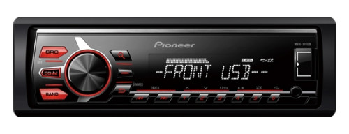 Automagnetola Pioneer MVH-170UB USB radijas su RDS  su AUX įėjimu, iPod/iPhone, FLAC nemokamas pristatymas