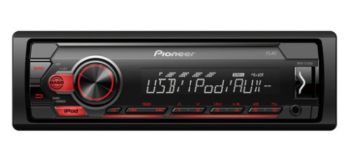 Pioneer MVH-S110UI automagnetola 1-DIN, USB ir Spotify palaikomi Android ir Apple iPhone/iPad įrenginiai | Nemokamas Pristatymas