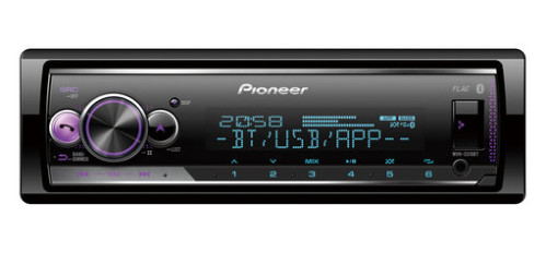 Pioneer MVH-S510BT automagnetola 1-DIN Mechafree su Bluetooth, USB ir Spotify sąsaja su iPhone ir Android  įrenginiais | Nemokamas Pristatymas