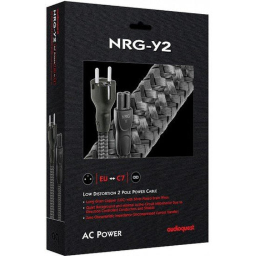 Audioquest NRG Y2 maitinimo kabelis | Visada geriausios Kainos garantija!