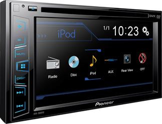 Pioneer AVH-AV180DVD magnetola multimedijos sistema automobiliui su 6.2 colių ekranu CD/DVD USB iPod/iPhone