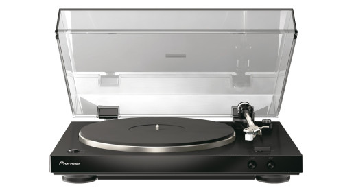 Pioneer PL-30 Pilnai automatizuotas patefonas su dvisluoksniu pagrindu ir Phono ekvalizeriu
