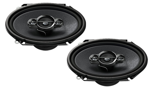 Pioneer TS-A6834i garsiakalbiai automobiliui  koaksaliniai 3 juostų 350W 14.5x20.4cm kaina už 2 vnt