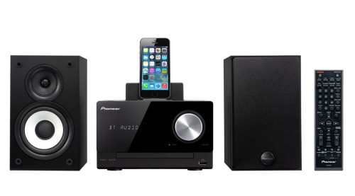 Pioneer X-CM42BT Receiverio sistema su Lightning Con skirta iPod/iPhone/iPad, Bluetooth, USB, FM/AM