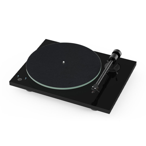 Pro-Ject T1 Evo Plokštelių grotuvas su užmontuota Ortofon OM 5E MM tipo galvute | Nemokamas Pristatymas
