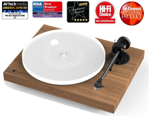 Pro-Ject X1 B Patefonas su Pick-IT S2 MM Kartridžu galimi greičiai 33, 45, 78 Aps/Min su elektroniniu greičio keitikliu, diržinė pavara | Nemokamas Pristatymas