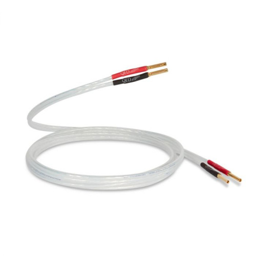 QED XT25 Kolonėlių laidų pora su gamykliškai užmontuotais Airloc bananiniais antgaliais 2 x 2,5 mm² | Nemokamas pristatymas