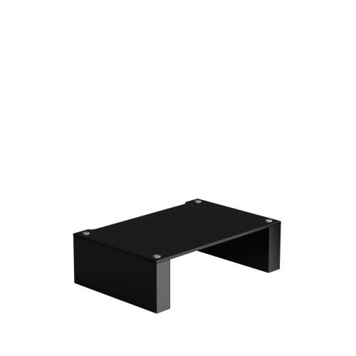 Blok STAX 2G 170 Black Glass / High Gloss Black Hi-Fi lentyna, vaizdas kampu