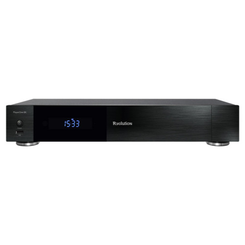 R_volution PlayerOne 4K UHD Media Player – aukštos klasės tinklo grotuvas su 4K HDR palaikymu. Rezoliucija / vaizdo formatai: 4K UHD (2160p 60/50/30/25/24 Hz), Full HD, SD; palaiko HDR10, HDR10+, Dolby Vision | Nemokamas Pristatymas