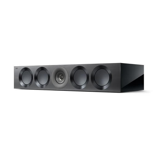 KEF Reference 4 Meta centrinė kolonėlė High-Gloss Black / Grey spalvos
