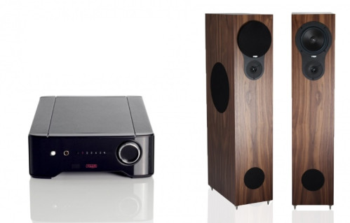 Stereo sistema Rega Brio integruotas garso stiprintuvas 195W, Rega RX5 ant grindų statomos garso kolonėlės | Nemokamas pristatymas