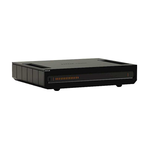 Roksan Caspian 4G Power Amplifier, galios stiprintuvas - priekinė panelė su indikatoriais