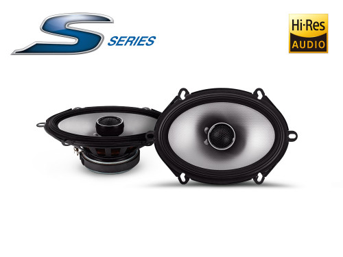Alpine S2-S68 15x20cm elipsiniai garsiakalbiai automobiliui Galia: 75 RMS / 230W, 4Ω, Jautrumas 88 dB (SPL@1W/1m) | Nemokamas Pristatymas